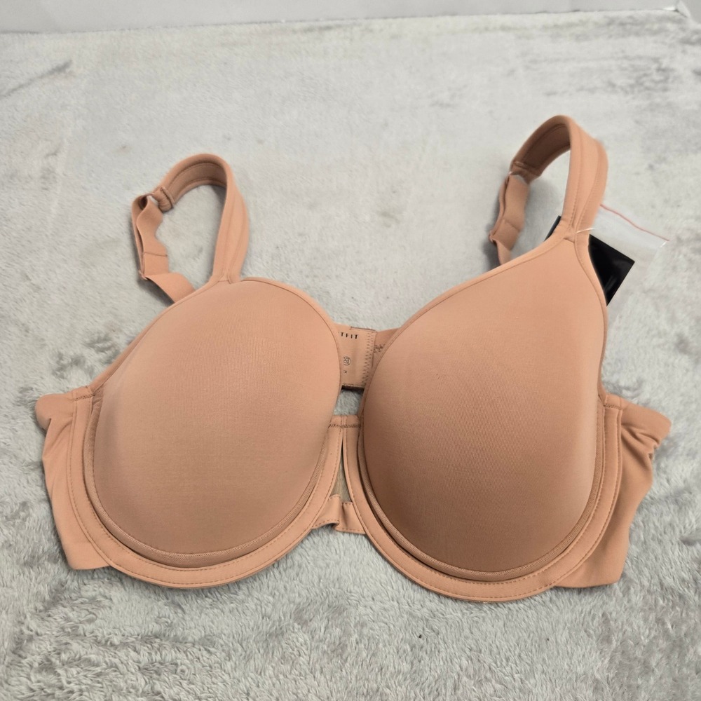Underoutfit Comfort Shaping Underwire Bra Tan Nude 36B Style 1235 with Extender